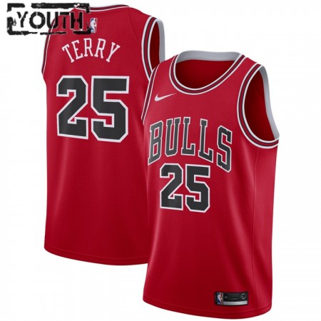 Dres Chicago Bulls Dalen Terry 25 Nike 2022-23 Icon Edition Crvena Swingman - Dječji